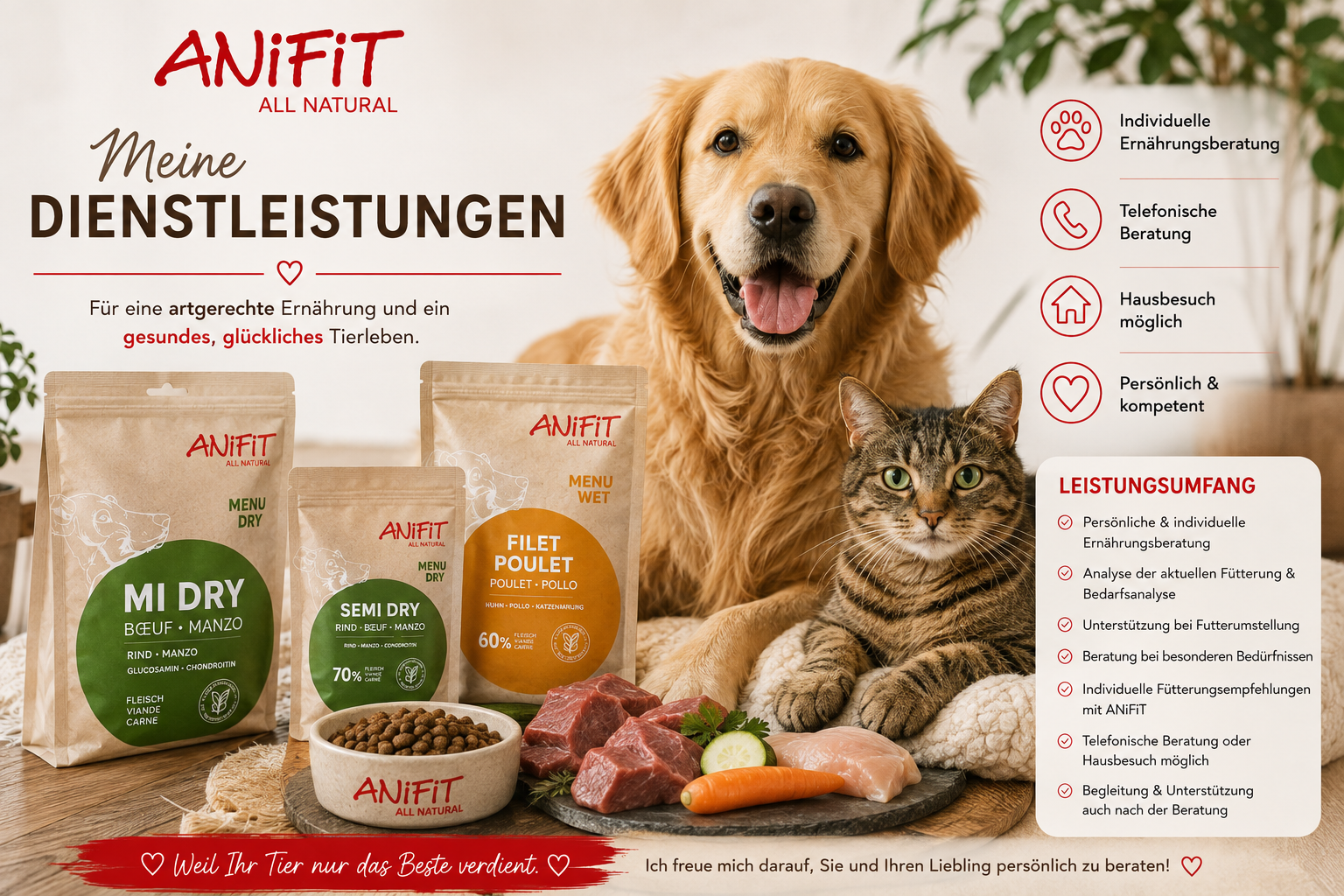 Alles für eine gesunde Tierernährung