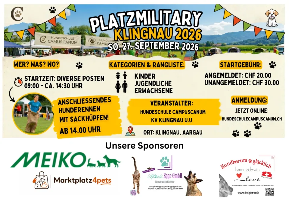 🐾 Grosses Platzmilitary für Gross & Klein! 🐾